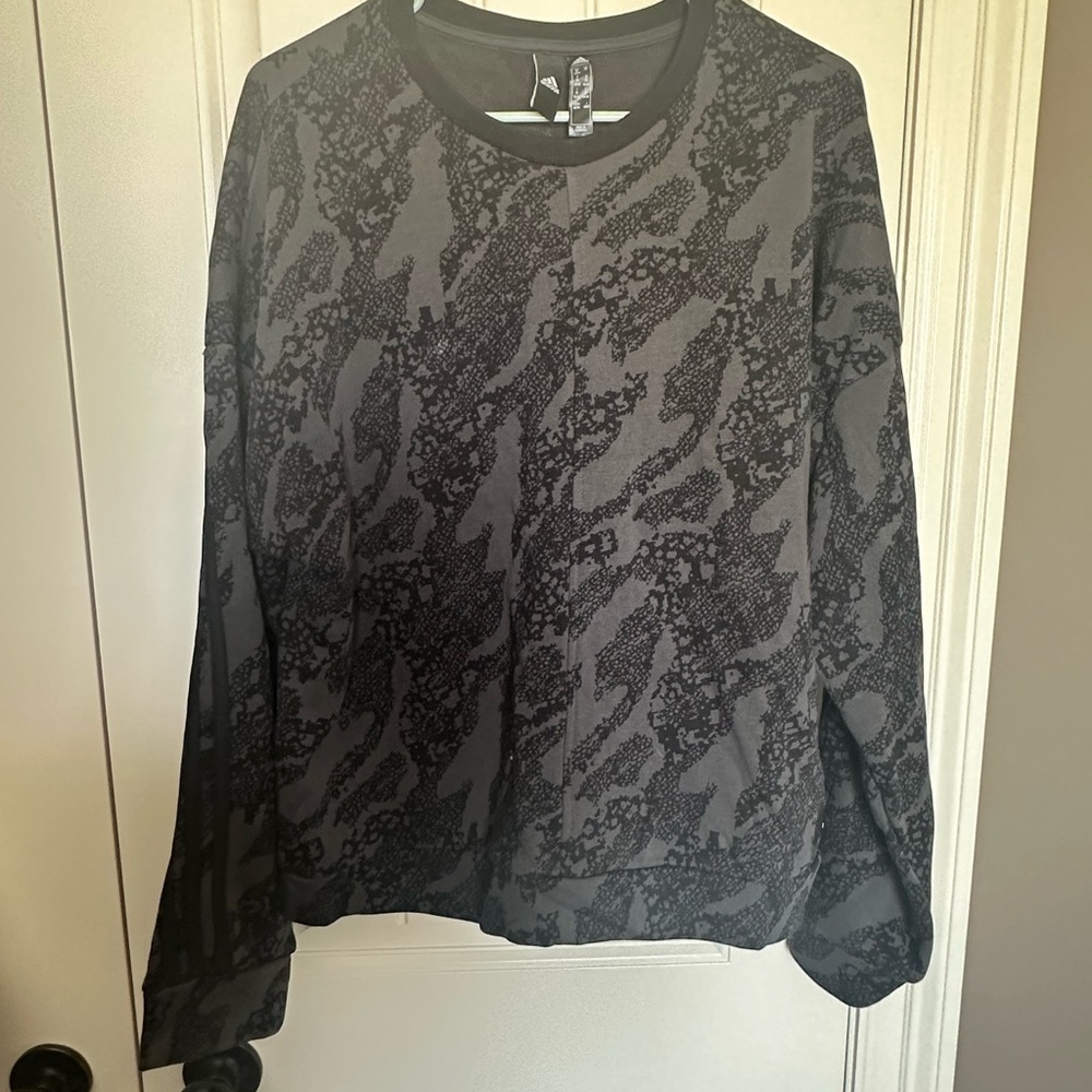 Adidas gray snake sweatshirt